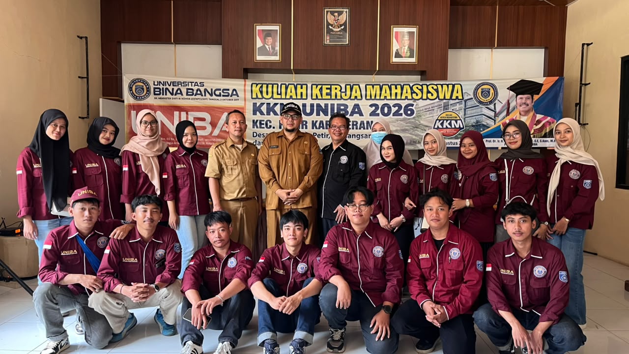 penerimaan mahasiswa kkm 38 uniba oleh kecamatan